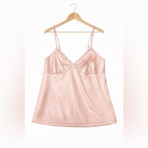 Gilligan & O'Malley Blush Satin Chemise 2 for 20$ Tank Top Clearance